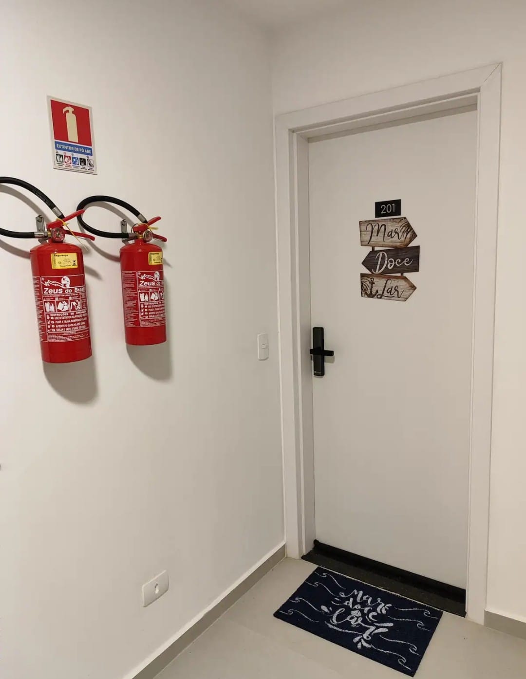 Entrada do apartamento